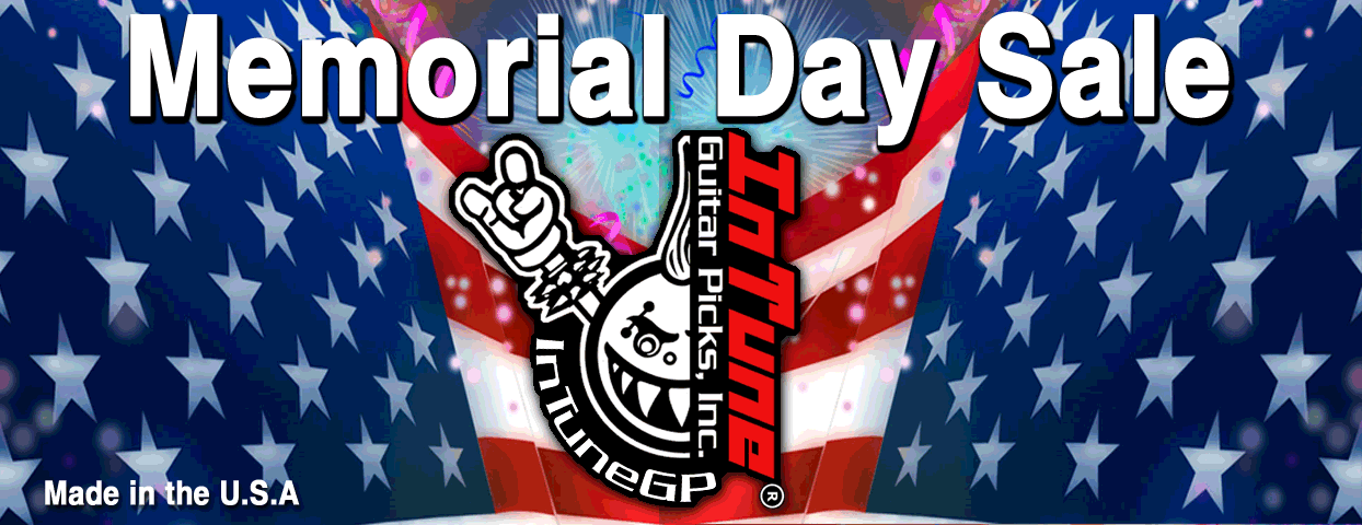 Memorial Day Custom Guitar Pick Sale 2026