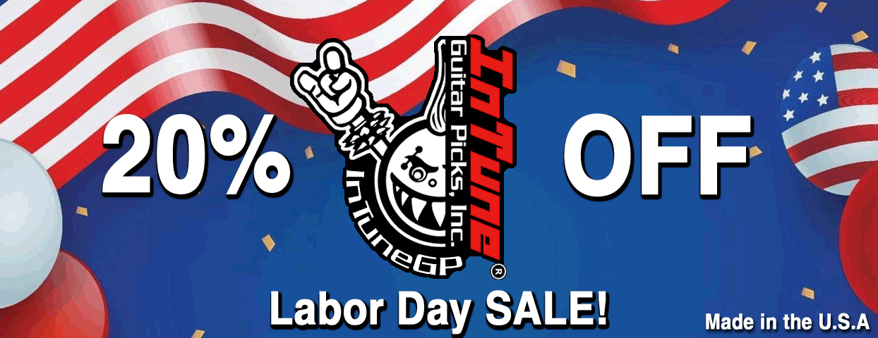 Custom Guitar Picks Labor Day