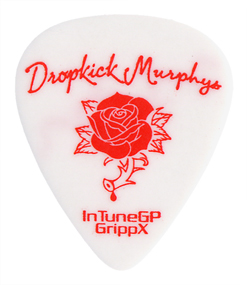 Red ink on InTuneGP GrippX™ Guitar Picks PickS-RdOnWhite2