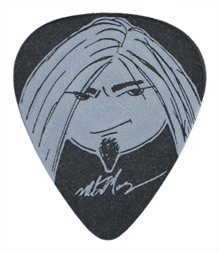 Single Color Guitar Pick Printed Samples Single Color Guitar Pick Printed Samples PickS-WhtOnBlk1