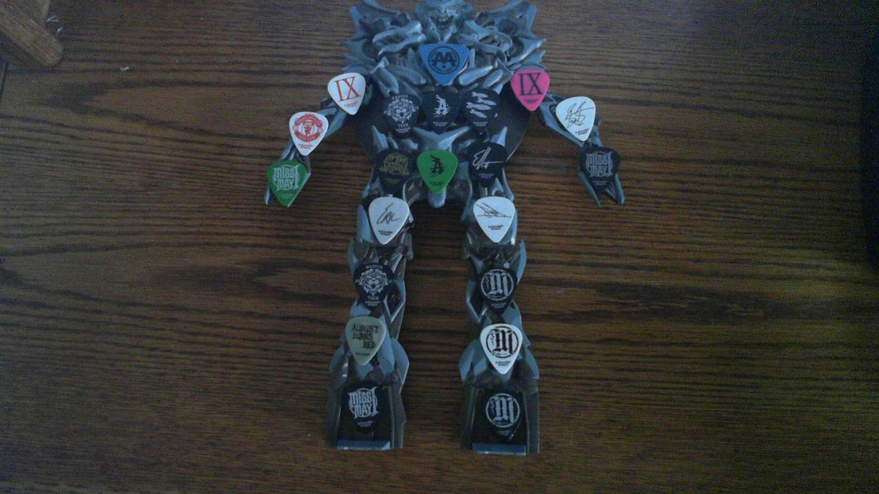 InTuneGP Fan Photos from Clients of personalized guitar picks robot InTuneGP Fan Photos from Clients of personalized guitar picks robot