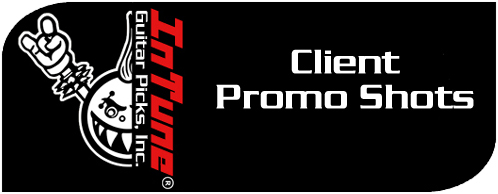 Promo for Custom Guitar Picks Custom Guitar Pick Clients Promo Shots