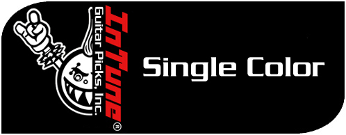 Single Color Custom Guitar Pick Info Custom Guitar Pick Samples Single color