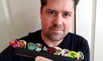Personalized guitar picks for InTuneGP artist David Koonce Personalized guitar picks for InTuneGP artist David Koonce