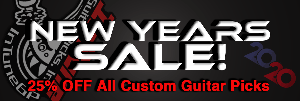 2020 New Years Custom Guitar Pick Sale