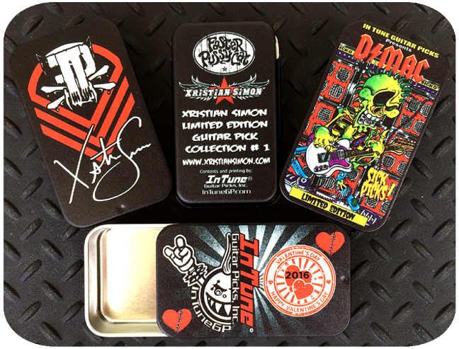 Personalised deals plectrum tin