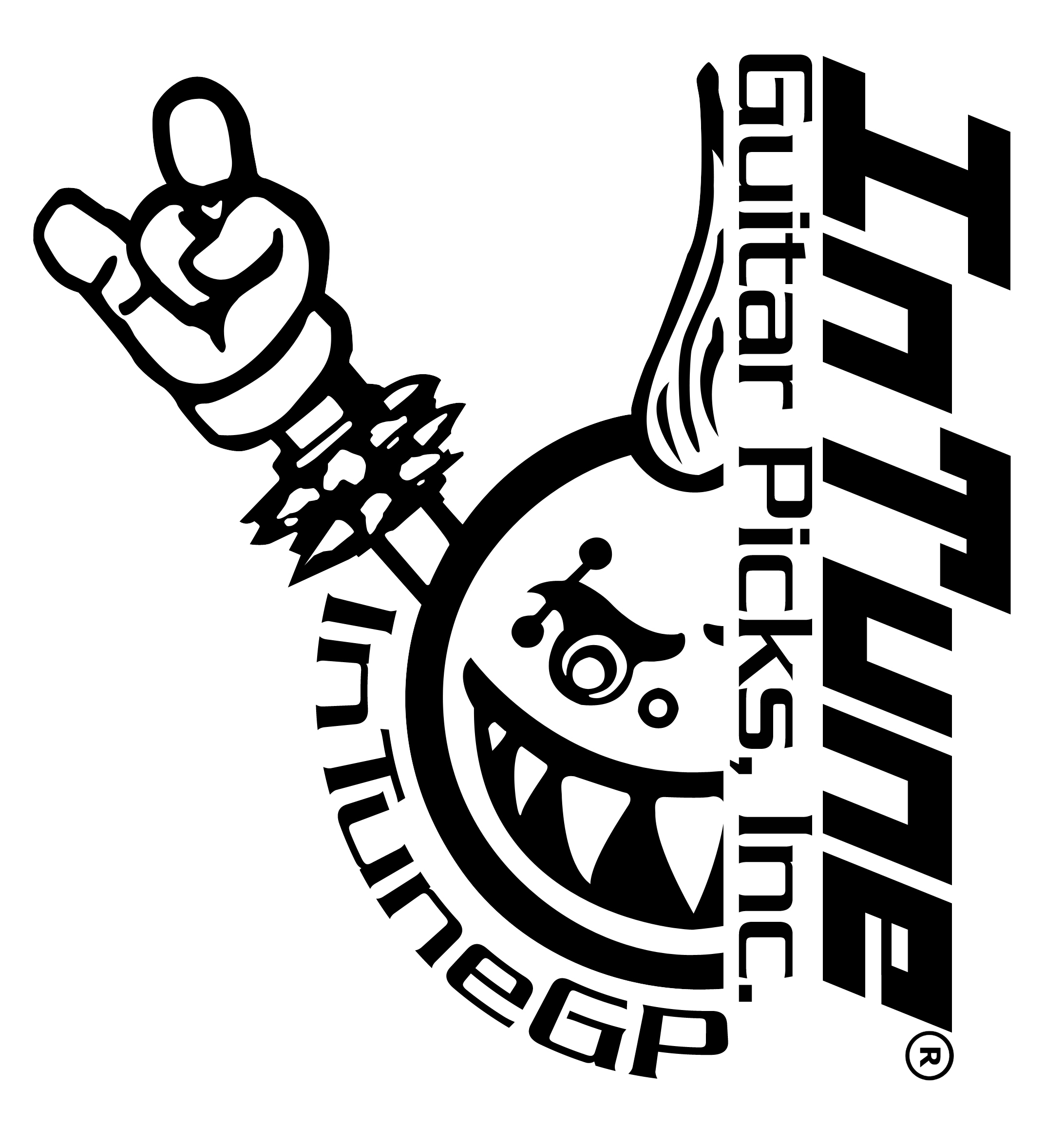 InTuneGP Logos (Black and White Logo) 