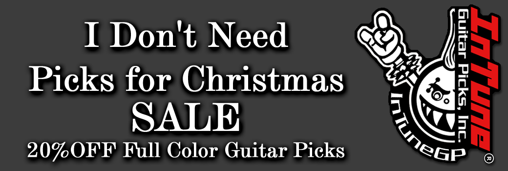 Don't Need Custom Guitar Picks For Christmas