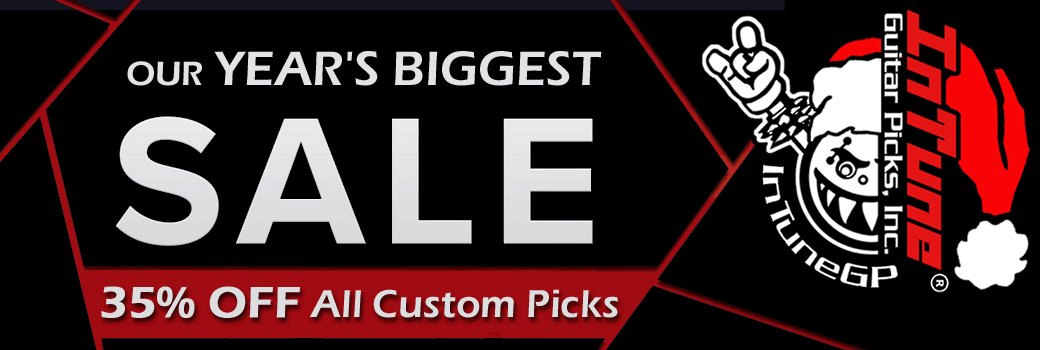 Years Biggest Sale on Custom Guitar Picks