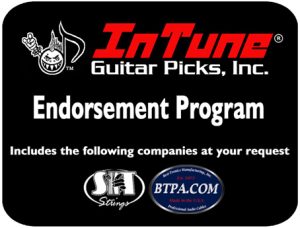 Custom Guitar Picks Endorsement