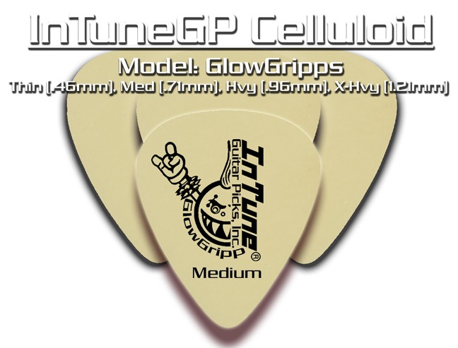 Custom Guitar Picks GlowGripps Products