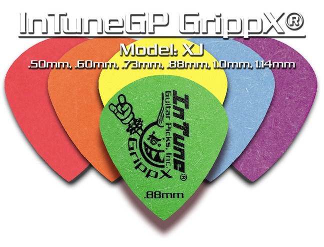 Custom Guitar Picks GrippX-XJ Jazz Products