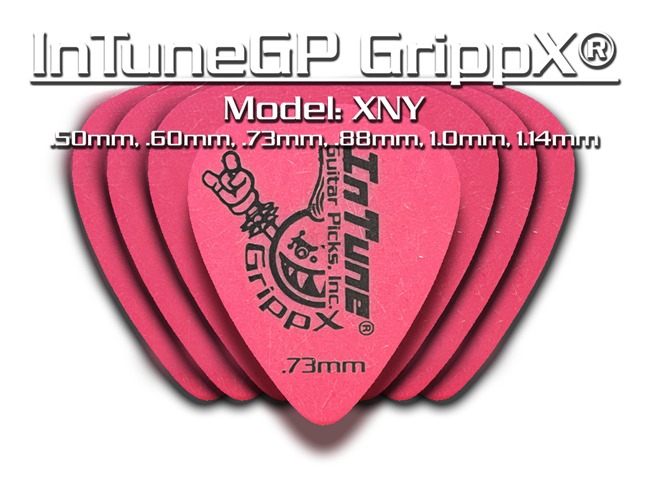Custom Guitar Picks GrippX Neon Pink Products