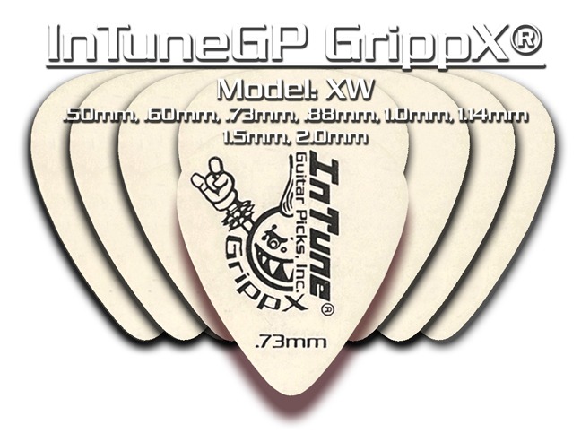 Custom Guitar Picks GrippX-Xw Products