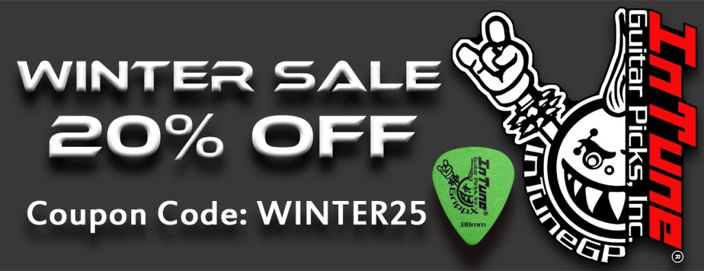 Winter Custom Guitar Picks Sale