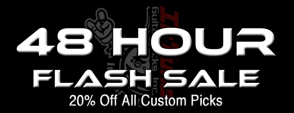 48 Hour Custom Guitar pick sale