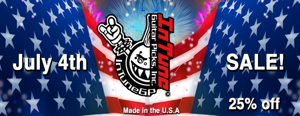 Custom Guitar Picks July 4th Sale
