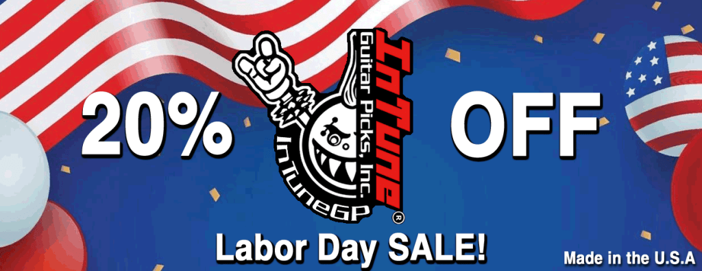 Custom Guitar Picks Labor Day