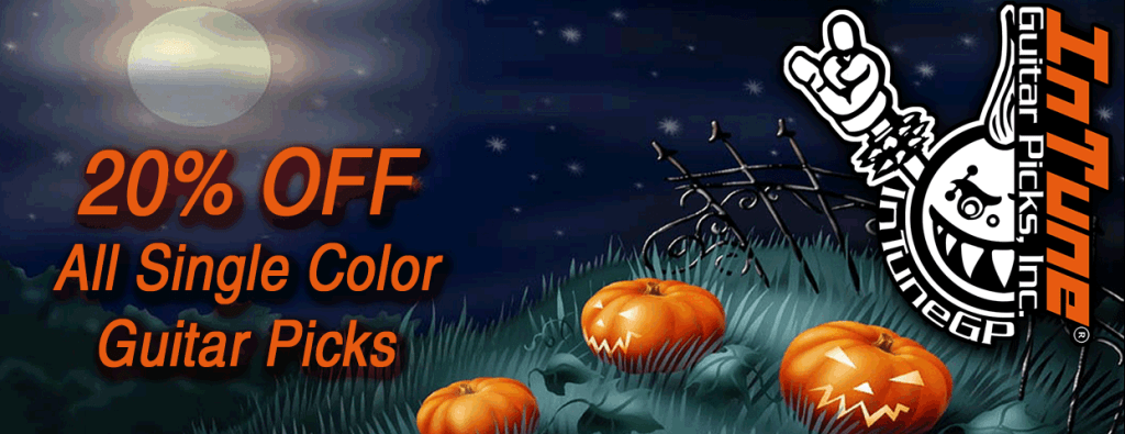 Halloween Guitar Pick Sale