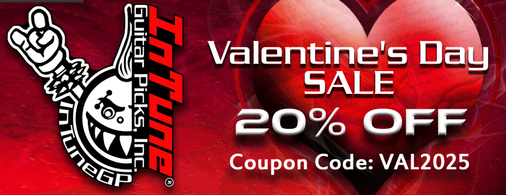 Custom Guitar Picks Valentines Sale