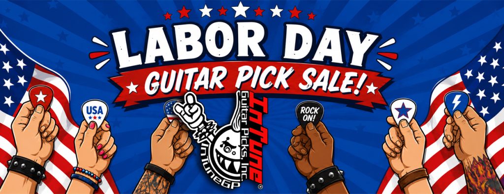 Labor Day Custom Guitar Picks Sale